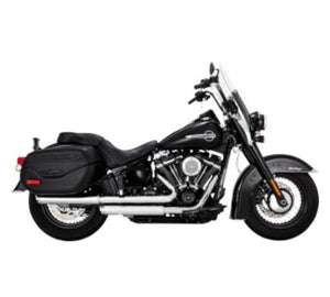 Vance Hines 2018 up Harley Heritage Deluxe 3" Twin Slash Chrome Mufflers 16379