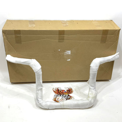 LA Choppers 1-1/4" 1996-2022 Touring Ape Hanger Handlebar 12" Black LA-7321-12B