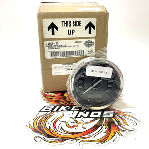 NOS Genuine Harley 2008-2013 Touring Speedometer Titanium Face Gauge 74682-10