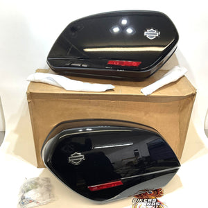 NOS Genuine Harley 2018-2024 Low Rider ST Vivid Black Saddlebag Kit 90202534DH