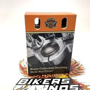 NOS Genuine Harley 2018 Up Softail Brass Steering Stem Bolt Cover 45800126