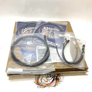 Magnum 2017-2020 FLTR Black 12"-14" Ape Handlebar Cable Install Kit 487881