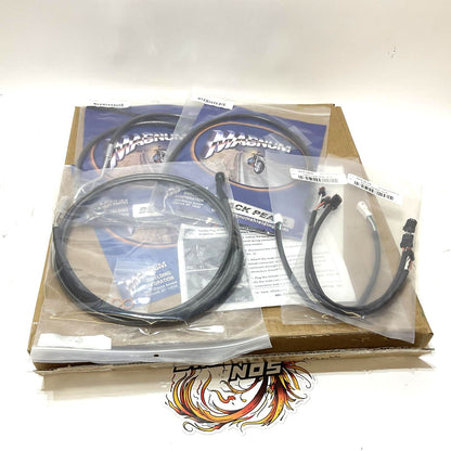 Magnum 2017-2020 FLTR Black 12"-14" Ape Handlebar Cable Install Kit 487881