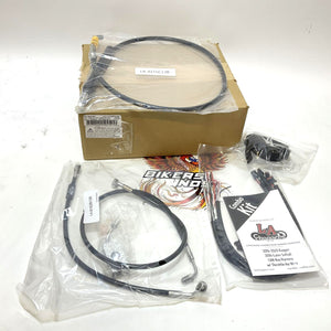 LA Choppers 18-22 Softail 12"-14" Ape Handlebar Cable Install Kit LA-8155KT2-13B