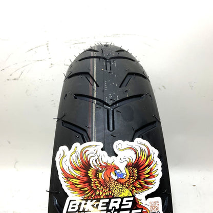 Dunlop D408F Wide Whitewall 130/90B16 Front Motorcycle Tire 43211-09A