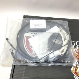 FBI 2021-2025 Touring EZ Ape Hanger Handlebar Install Kit +4" Black 119012-B