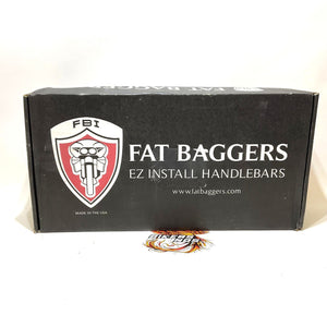 Fat Baggers 1-1/4" EZ Ape Hanger Handlebar 14" Chrome 2015-2025 FLTR 906014
