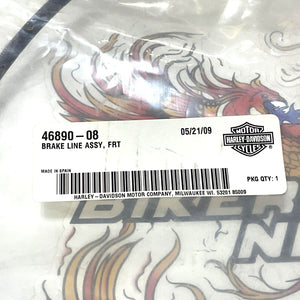 NOS Genuine Harley 2008-2011 Rocker 44 1/8" Front Brake Line 46890-08