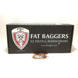 FBI Black 1-1/2" 12" Ape Pointed 2006-2023 Harley Batwing EZ Install  805012-B