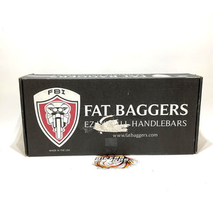 Fat Baggers 1-1/4" EZ Install Handlebar Kit Pointed 12" Chrome 2008-2013 909112