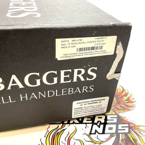 Fat Baggers 1-1/4" EZ Install Handlebar Kit Pointed 12" Chrome 2008-2013 909112