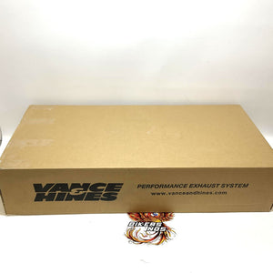 NEW Vance Hines Harley 2009-2016 Touring Power Duals Headpipes Black 46832