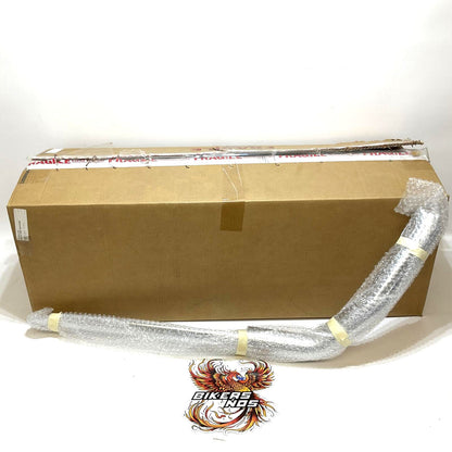 D&D Chrome Fat Cat 2-1 replacement Front Heat Shield 1995-2006 Touring 506-HSF