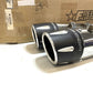 Freedom 2017 Up Touring Combat Megaphone Mufflers Black Fluted End Cap HD00628