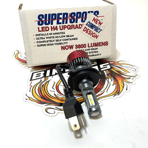 NEW Wixtech Super Spot LED Replacement H4 Bulb 44190