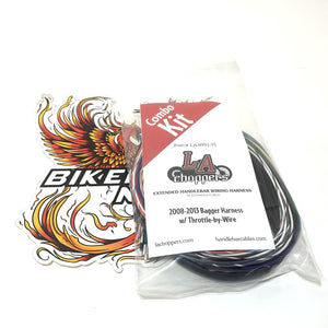 LA Choppers 2008-20134 Touring Handlebar Extension Wiring Kit LA-8991-91