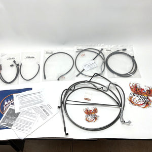 Magnum 2017-2020 Touring 15"-17" Ape Handlebar ABS Cable Install Kit 487842