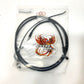 Magnum 2021 Touring 12"-14" Ape Hanger Handlebar Cable Install Kit 4861171