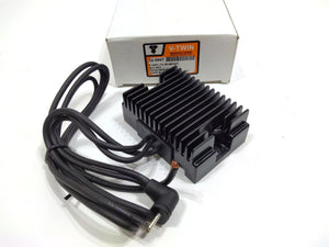 V-Twin Volt Tech Black Voltage Regulator 1981-1988 Harley EVO 32-0667