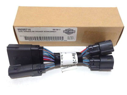 New Genuine Harley Rear Speaker Interconnect Harness 69200714
