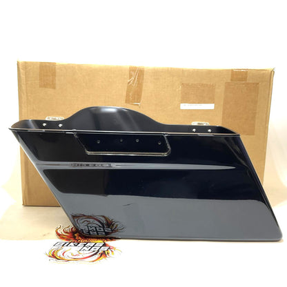 NEW Genuine Harley 1993-2013 Touring Midnight Pearl Left Saddlebag 90867-13DKJ