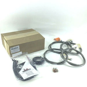 LA CHOPPERS 12-14" Braided Cable Kit 2017-2020 ABS Harley Touring LA-8054KT2-13