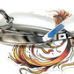 Genuine Harley 1982 Up Short Stem Teardrop Chrome Left Mirrors 91845-03 91840-03