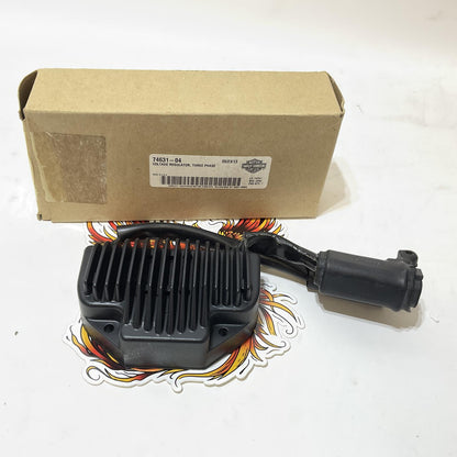 New Genuine Harley 2004-2005 Dyna Voltage Regulator Three Phase 38 AMP 74631-04
