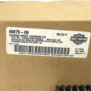 NOS Harley Road King 2009-2013 Profile Low Touring Front Lowering Kit 46875-09