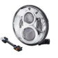 NOS Genuine Harley 7" in Daymaker Projector LED Headlamp Chrome Finish 67700265