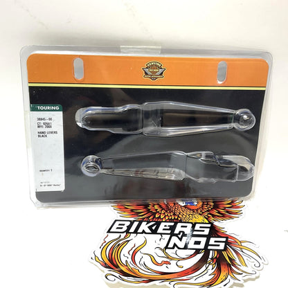 NOS Genuine Harley 2008-2013 Touring Black Hand Control Lever Kit 38845-08