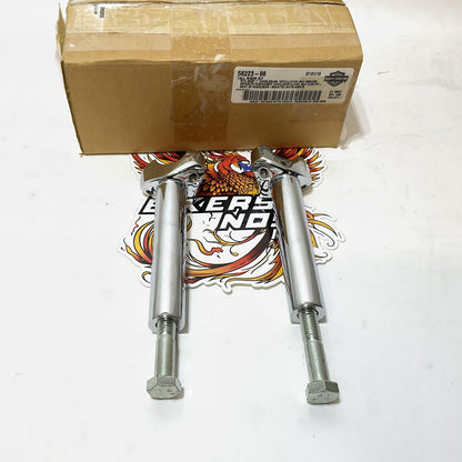 NOS Genuine Harley Chrome Tall Handlebar Riser Kit for 1" Handlebars 56223-98
