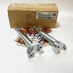 NOS Genuine Harley Chrome Tall Handlebar Riser Kit for 1" Handlebars 56223-98