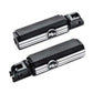 Harley 2018 Up Softail Defiance Rider Footpegs Black Machine Cut 50500804