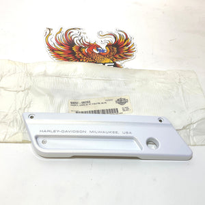 Harley 1993-2013 Touring Left Saddlebag Faceplate White Gold Pearl 90857-08CGS