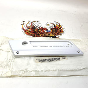 Harley 1993-2013 Touring Left Saddlebag Faceplate White Gold Pearl 90857-08CGS
