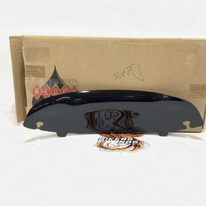 New Klock Werks Flare Windshield 4" Black 2014-2025 Touring KWW-01-0404