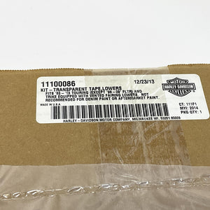 NOS Genuine Harley 1983-2013 Fairing Lowers Transparent Protective Tape 11100086