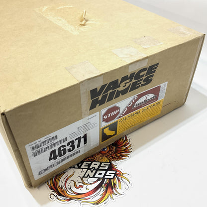 Vance Hines Power Duals Head Pipe Black 2017-2025 Harley Touring 46371 1802-0407