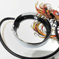 Genuine Harley 1983 Up Touring Softail Dyna 4" Electra Glo Light Rings 61400094