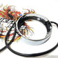 Genuine Harley 1983 Up Touring Softail Dyna 4" Electra Glo Light Rings 61400094