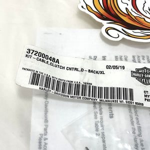 NEW Genuine Harley 2004-2022 Sportster 61.75" Chrome Clutch Cable 37200048A
