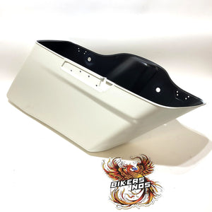 New Harley 2014-2025 Extended Right Saddlebag Bonneville Salt Denim 90201611EFW