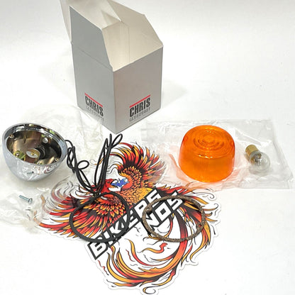 Chris Products 1973-1984 Sportster XL Chrome Turn Signal CH-0001/0001A