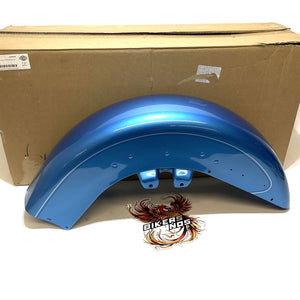 NOS Genuine Harley 2000-2013 Touring Cool Blue Pearl Front Fender 59072-11DGS