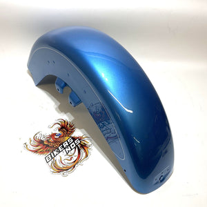 NOS Genuine Harley 2000-2013 Touring Cool Blue Pearl Front Fender 59072-11DGS