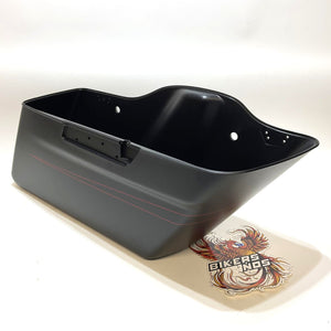 NOS Genuine Harley Right 2014-2025 Saddlebag Denim Black Red Pin 90201066DBN