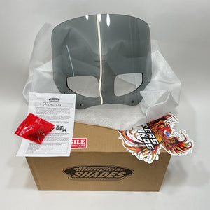 Memphis Shades Road Warrior Windshield Vented Black Smoke 11"  MEP87412