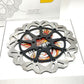GBrakes 2000-2023 Harley Oversize Wave Front Brake Rotor 13" Black DF680CWSS-B