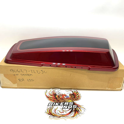 Harley 1993-2013 Touring Right Saddlebag Cover Ember Red Sunglo 90627-12DJU